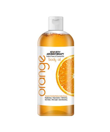 Keya Seth Aromatherapy Skin Defence Orange Body Oil Non-Sticky for Daily Use After Bath Massage Oil for Men & Women Enriched with Orange & Vitamin C. 400ml