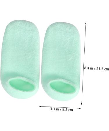 minkissy 2 Pairs Hard Feet Socks Gel Socks for Cracked Heels Cracked Heels Guard Gel Socks for Moisturising Feet Gel Moisturizing Socks Spa Feet Sleeves Dry Feet Socks Earth Anti-Crack - Buy Online on GoSupps.com