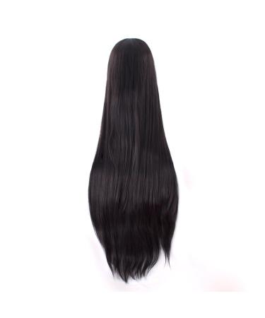 MapofBeauty 40 Black Anime Costume Long Straight Cosplay Wig - Perfect for Parties and Events - Buy Online on GoSupps.com