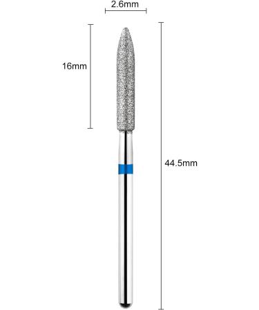 BNG Cuticle Drill Bit for Nails Electric Nail Drill File Professional 1 Pcs Diamond Carbide Cuticle Cleaning Efile Bits Nail Art Replacement Burr Manicure File Tool Medium - Buy Online on GoSupps.com