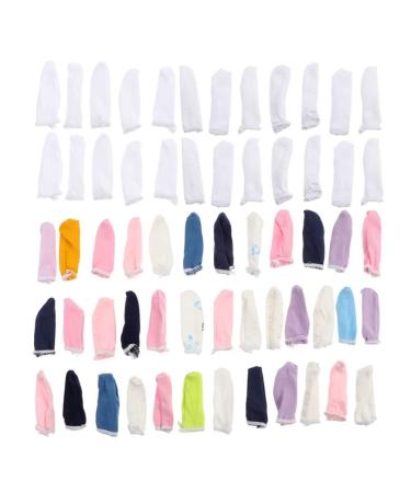 100pcs Pure Cotton Finger Cots Breathable Finger Cots Household Finger Protector Multi-Function Finger Cots Portable Finger Cots Wear-Resistant Finger Protector Finger Sleeve