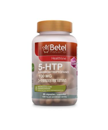 Betel Natural Premium 5-HTP 100 mg Reinforced with Ashwagandha Positive Thoughts and Easy Days - 90 Caps