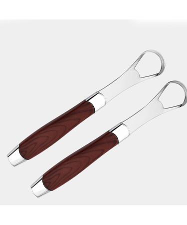 Ashluyak Stainless Steel Tongue Scraper - Fresh Breath Cleaner for Adults & Children | Reduce Bad Breath | Pack of Tongue Scraps - Buy Online on GoSupps.com