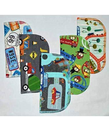 Set of 5 Zoom Zoom 2 Ply Printed Flannel 8x8 Inches - Soft and Cozy Flannel Cloths - Buy Online on GoSupps.com