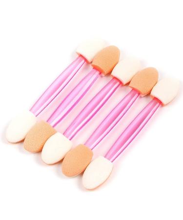 Professional Double Head Eyeshadow Brush Cosmetic Tool Disposable Eyeshadow Sponge Makeup Applicator (40 Pieces)