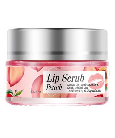 RainbowBeauty Nighttime Lip Balm Moisturizing Exfoliating Cream Sleep Peaches Peach Moisturizer Effectively Removes Dead Skin from Lips
