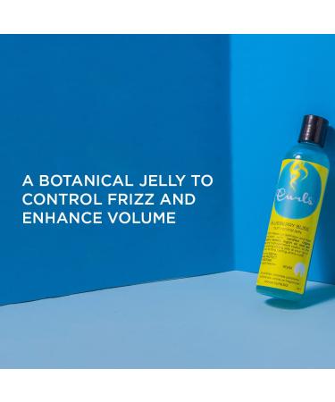 Curls Blueberry Bliss Control Jelly 8oz - Define & Defrizz for Wash & Go's, Twist Outs, Braid Outs, Roller Sets - All Hair Types - Buy Online on GoSupps.com