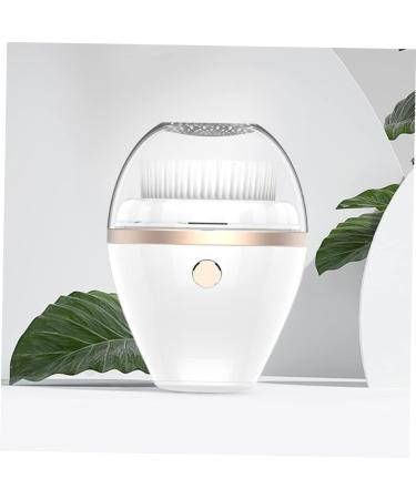 POPETPOP Electric Facial Cleanser Charging Facial Brush Face Cleaning Tool Washing Brush Portable Facial Brush Face Washing Equipment Scrub Brush Girl Detergent Abs Plastic White - Buy Online on GoSupps.com
