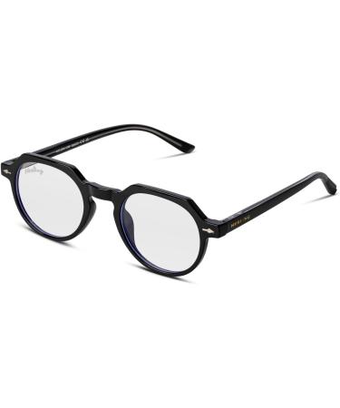 HERLING Blue Light Glasses - Merrick BlueBlock Acetate & Black | Reduce Eye Strain & Enhance Vision - Buy Online on GoSupps.com