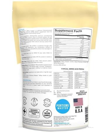 Portions Master CFM Whey Isolate Protein Powder Neapolitan Bundle Chocolate Brownie Vanilla Ice Cream & Strawberries and Cream (3 Flavor Pack) - Buy Online on GoSupps.com