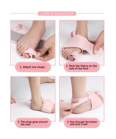 Orthopedic Bunion Splint Set - Big Toe Separator Brace Sleeves with Gel Corrector for Day and Night Support - Hallux Valgus Correction and Toe Straightener for Foot Pain Relief - Men and Women - Buy Online on GoSupps.com