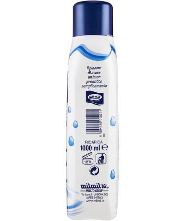  Milmil milmil Universal Refill Liquid Glycerine Soap 6 Pieces x 1000 ml Manins Refill Soap Face Soap Corpo Physiological pH Moisturising Formula Dermatologically Tested - Buy Online on GoSupps.com