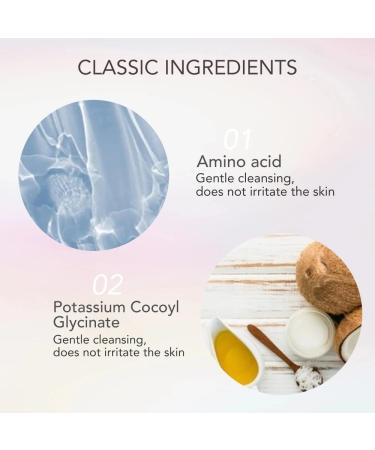 AILKE BOOST LUSTER AILKE Whitening facial cleanser gentle daily facial cleanser and makeup remover with amino acids niacinamide soothing and exfoliating for all skin types 120 g Pack of 2 2 pieces - Buy Online on GoSupps.com