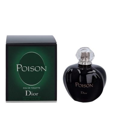 Christian Dior Poison Eau De Toilette Spray for Women 3.4 Ounce 3.4 Fl Oz (Pack of 1)