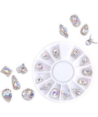 1 Box Mixed 3D Nail Art Gold Hollow Nail Studs 3D Punk Metal Rivet Sea Shell Nail Art Jewels Decoration Wheel Manicure 3D Decorations Ocean Nail Deco (01) - Buy Online on GoSupps.com