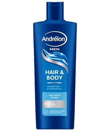 Andrelon Andrelon Shampoo Hair & Body for Men 400ml