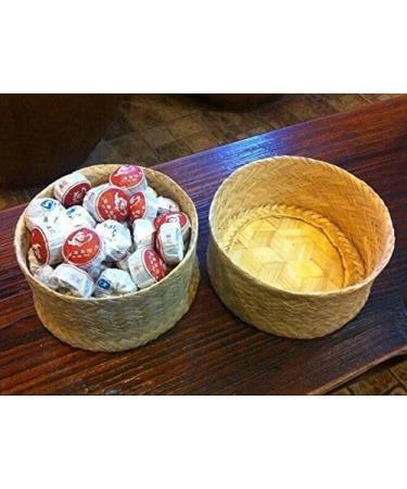 WENXUANSU:Pu erh mini tea cakes fermented Tuocha top grade total 270 grams in bamboo box