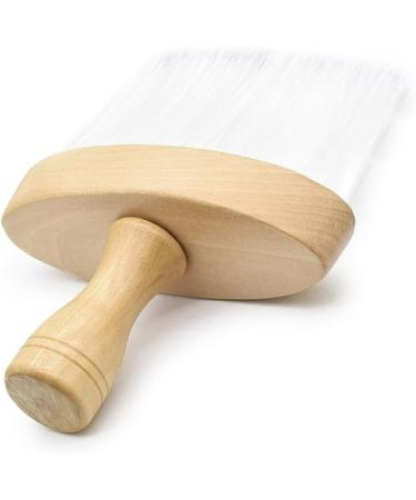 FOMIYES Face Salon Brush Duster Brush Hairdressing Neck Brush Vintage Shaving Hair Duster Neck Duster Brush Barber Neck Brush Wool Duster Wooden Clean White 15X12X12CM White - Buy Online on GoSupps.com