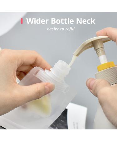 Travel Bottles Set - 15 Pieces 100ml Squeeze Bottles for Toiletries Perfect for Air Travel Shampoo Gel & Cream - Mulaibdin - Buy Online on GoSupps.com
