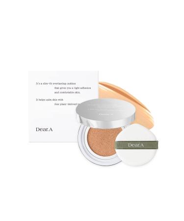 Slim Fit Everlasting Cushion foundation - Vegan foundation that adheres to skin surface lightly and perfectly. (21 Ivory)
