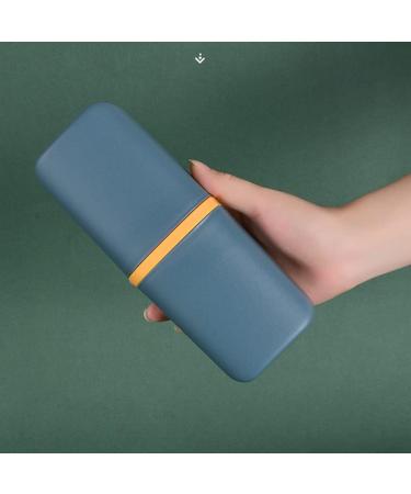 Portable Raccoon Travel Toothbrush Set - Blue Toothbrush Holder & Storage Box for Camping Hiking & Business Trips - Buy Online on GoSupps.com