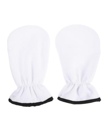 FRCOLOR De Soins De Peau Aux Huiles Essentielles Mitaines De Spa Avec Conservation De Chaleur Exfoliants Pour Mains Et S ches 29X16X1CM