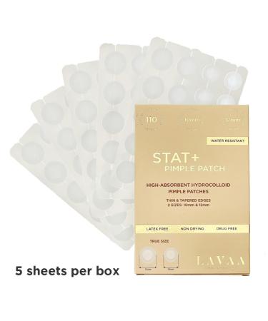 STAT+ Pimple Patch | Hydrocolloid Acne Patches (10mm & 12mm) - 110 Count for Effective Spot Treatment - Buy Online on GoSupps.com