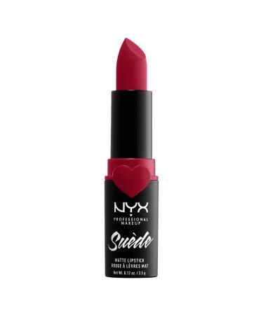 NYX PROFESSIONAL MAKEUP Suede Matte Lipstick Vegan Formula - Spicy (True Red)