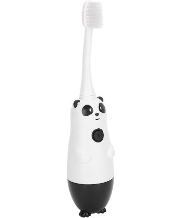 Buy Cute Panda Electric Toothbrush for Kids Ages 2-12 Soft Hair Curved Design & Gentle Tooth Cleaning - Buy Online on GoSupps.com