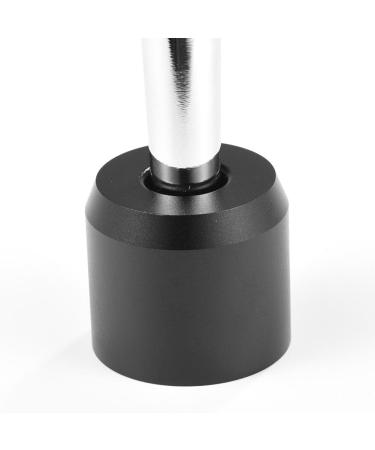 Black Zinc Alloy Safety Razor Stand for Bathroom - Mustache Shaver Brush Holder - Buy Online on GoSupps.com