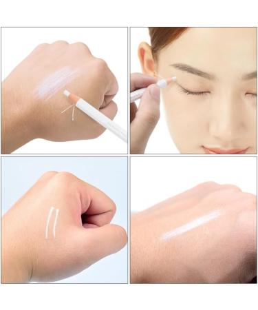 FRCOLOR 2 pieces white eyeliner and eyebrow pencil precise use for longlasting eye makeup - Buy Online on GoSupps.com
