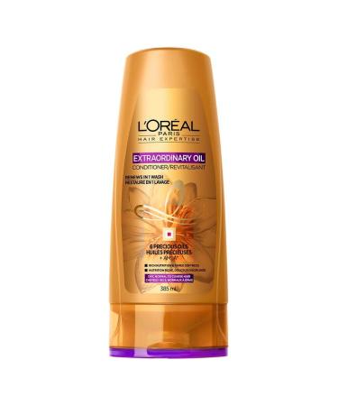 L'Oreal Paris Hair Expertise Extraordinary Oil Conditioner for Dry Curly Damaged Hair with 6 precious oils including amla coconut and rose Packaging May Vary 385 ml