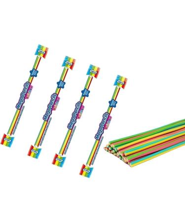 VSTAR Strawberry Flavour Rainbow Mega Pencils 25g - Individually wrapped pencils (40 Pencils) - Buy Online on GoSupps.com
