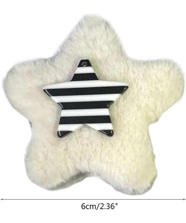 AJTUTUS Plush Sequins Star Shape Hair Clip Halloween Costume Headwear for Women Birthday Party Carnivals Theme -slip Hairpin - Buy Online on GoSupps.com