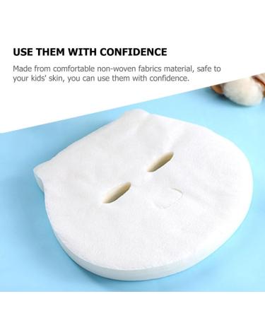 Minkissy 100pcs Skin Care Mask Sheets | Breathable Non-Woven Full Face Masks for All Ages | Beauty Tools for Girls Boys & Kids - Buy Online on GoSupps.com