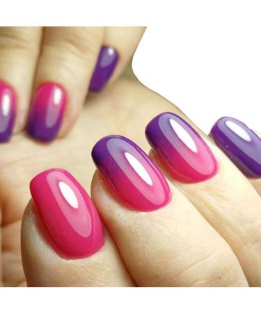 SILPECWEE UV Gel Nail Gradient Sponges Pen With 16 Replaceable Heads - Ombre Brush for Acrylic Manicure DIY - NO3 - Buy Online on GoSupps.com