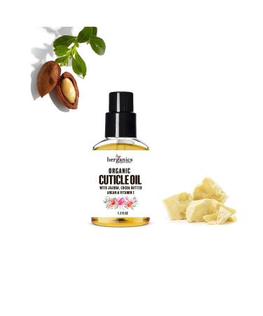 Lockology Organic Cuticle Oil with Vitamin E, Jojoba Oil, and Argan Oil - For Dry Cuticles - Buy Online on GoSupps.com