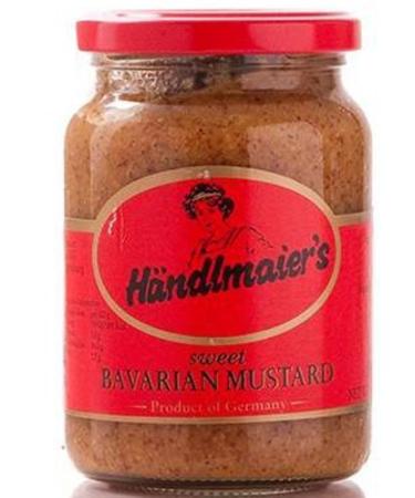 Hndlmaier's Sweet Bavarian Mustard 13.4 Oz / 385 Gr - 3 Pack | Premium Mustard Condiment - Buy Online on GoSupps.com