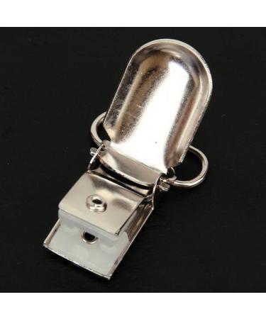 Pack of 10 Oval Pacifier Suspender Clips | Size 25 3.5 cm | Craft Accessories for Pacifier Holders & More - Buy Online on GoSupps.com