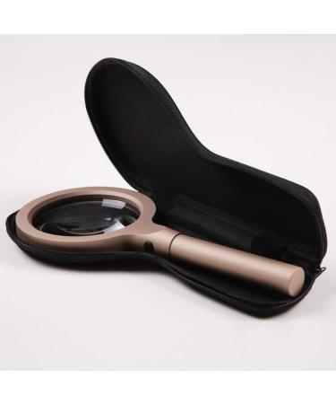 Magnifying Glass 10X Handheld Reading Magnifier Large Magnify Handle for Reading Map Book Inspection Coin Insect Rock Crossword Puzzle Kids - Buy Online on GoSupps.com