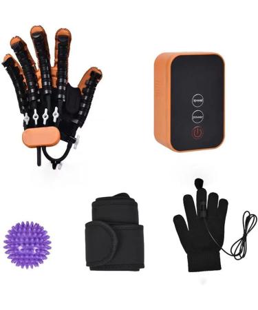Rehabilitation Robot Gloves for Stroke Hemiplegia Patients Finger&Hand Recovery Trainer Equipment Rehab Hand Exerciser Aids Robotic Glove (Right Hand-XL)