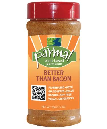 Parma! Vegan Parmesan Better Than Bacon Keto Gluten Free Plant Based Dairy Free Umami Cheese -- 7oz bottle