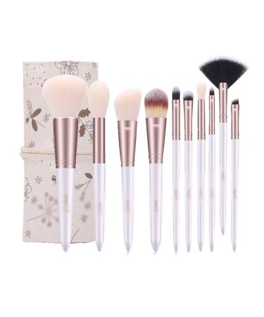10 Makeup Brushes Set Full Set Of Makeup Brushes Loose Powder Brush Eyeshadow Brush