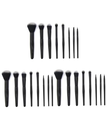 FRCOLOR 24 Pcs Makeup Brush Professional Brush Makeup Eyebrow Brush Wooden Woman Girl