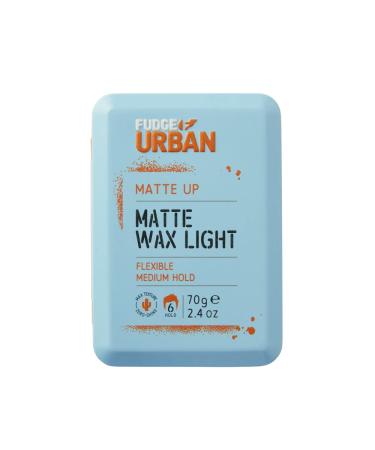 Fudge Urban Matte Wax Light Flexible Hold All Day Styling Non-Sticky and Invisible Texture Hair Wax for Men 70 g
