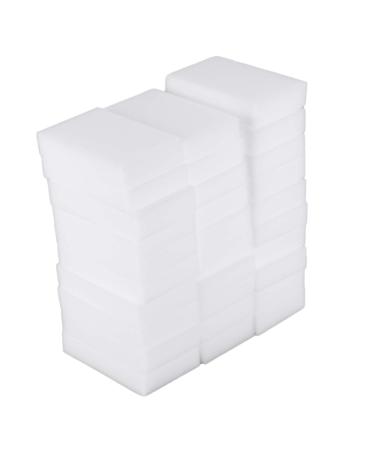 Srutueo 30x Cleaning Sponge Eraser Melamine Cleaner Multifunction White