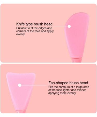 Rongweiwang Silicone Facial Cleansing Brush - Exfoliating & Massaging Double Head Brush for Deep Cleansing - Green - Buy Online on GoSupps.com