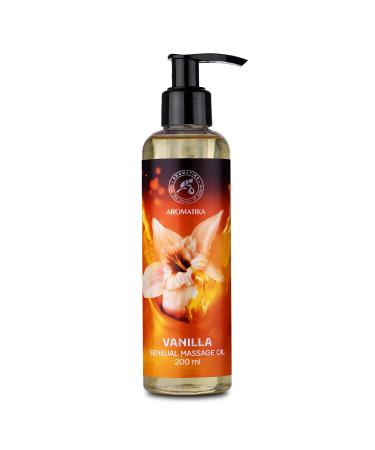 Sensual massage oil vanilla 200ml - body massage oil with almond oil and grape seed oil - edible consumable of course - body oil for all skin types - Kissable massage oil - relaxation massage oil - Buy Online on GoSupps.com