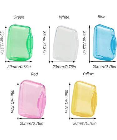 5 Pcs Portable Toothbrush Head Covers Toothbrush Protective Case Toothbrush Caps Toothbrush Protector Case Sutiable for Home Travel Outdoor Camping Hiking Business Trip - Buy Online on GoSupps.com