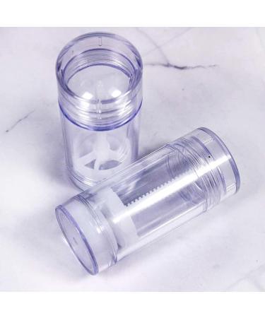 5 Packs Plastic Deodorant Containers 1 Oz /30ml Empty Clear Cylinder (Bottom Refilling & Twist Up) Refillable Deodorant Tube Bottles Stick Container for Lip balm Lipstick - Buy Online on GoSupps.com